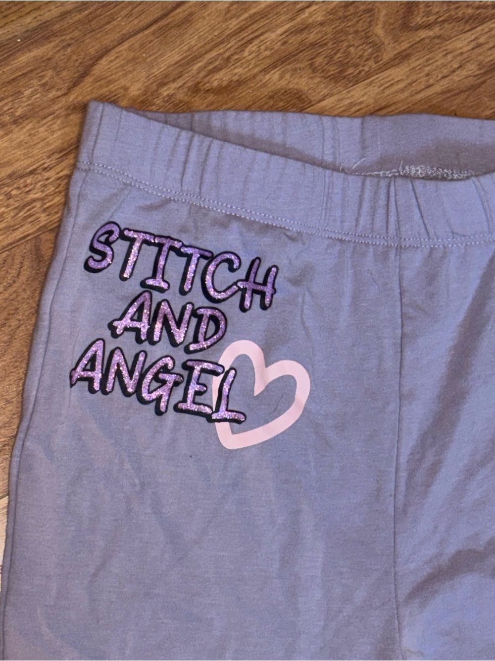 Set - Stitch 'Better Together' Lilac Kids Graphic Tee and Pants Set - Picture 4 of 5